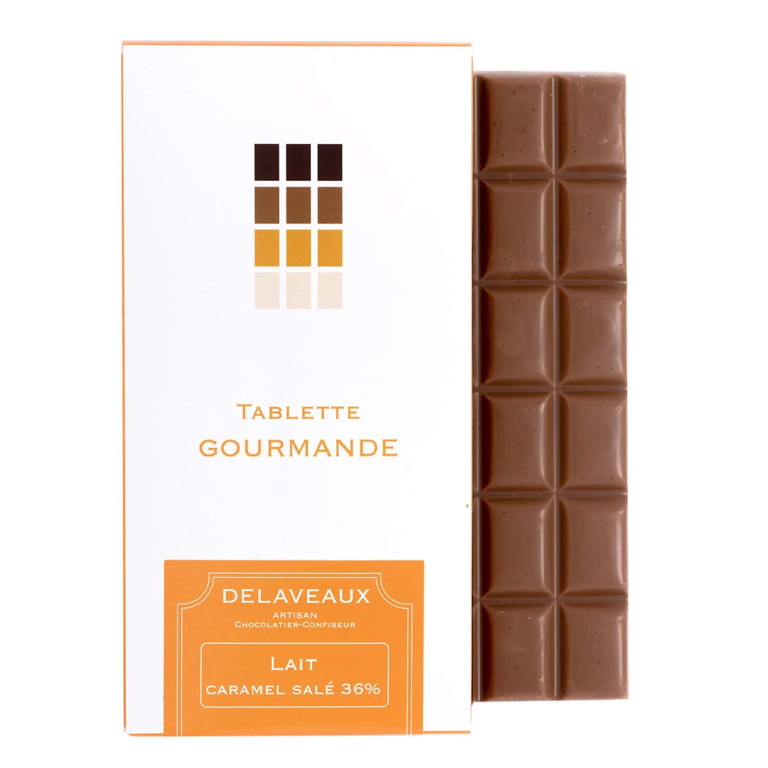 Delaveaux Tablette Chocolat Lait Caramel Sal G