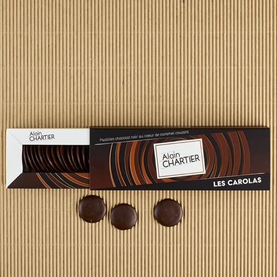 Palets Chocolat Noir Caramel