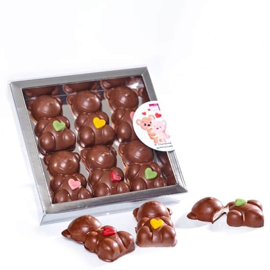 Alain Chartier • Ourson Guimauve 3 Chocolat St Valentin 145g - 6