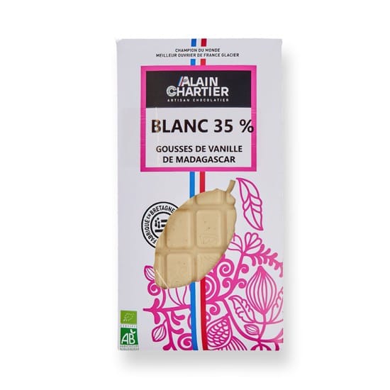 Tablette Blanc 35% Bio