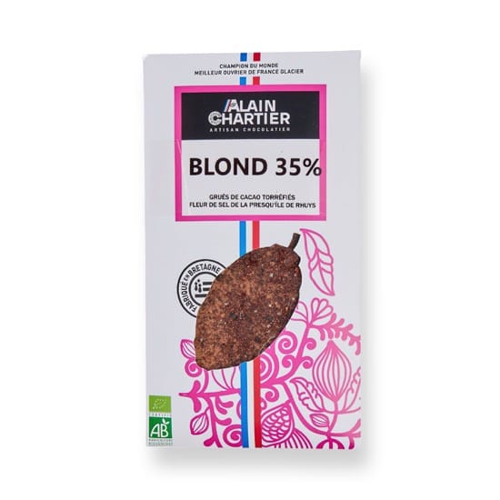 Tablette Blond Grué 35% Bio