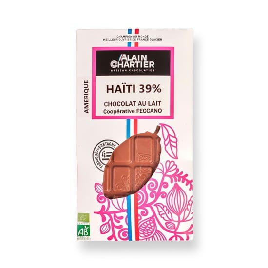 Tablette Lait 39% Haïti Bean to Bar Bio