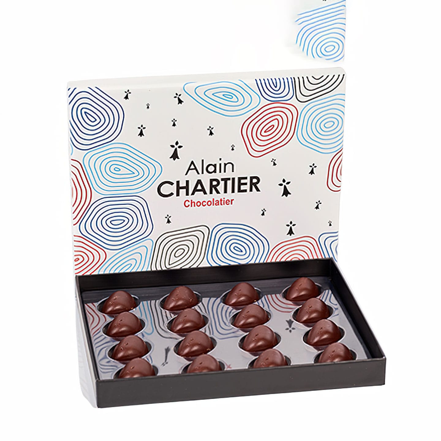 Caramel Fleur de Sel Chocolat Noir 80g - 16 pièces Galets - Breizh