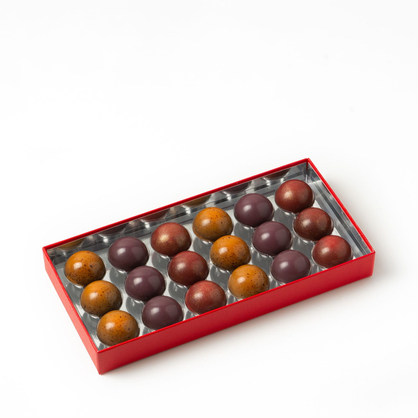 Assortiment Dômes Chocolat Noir et Lait Noël 2024 150g