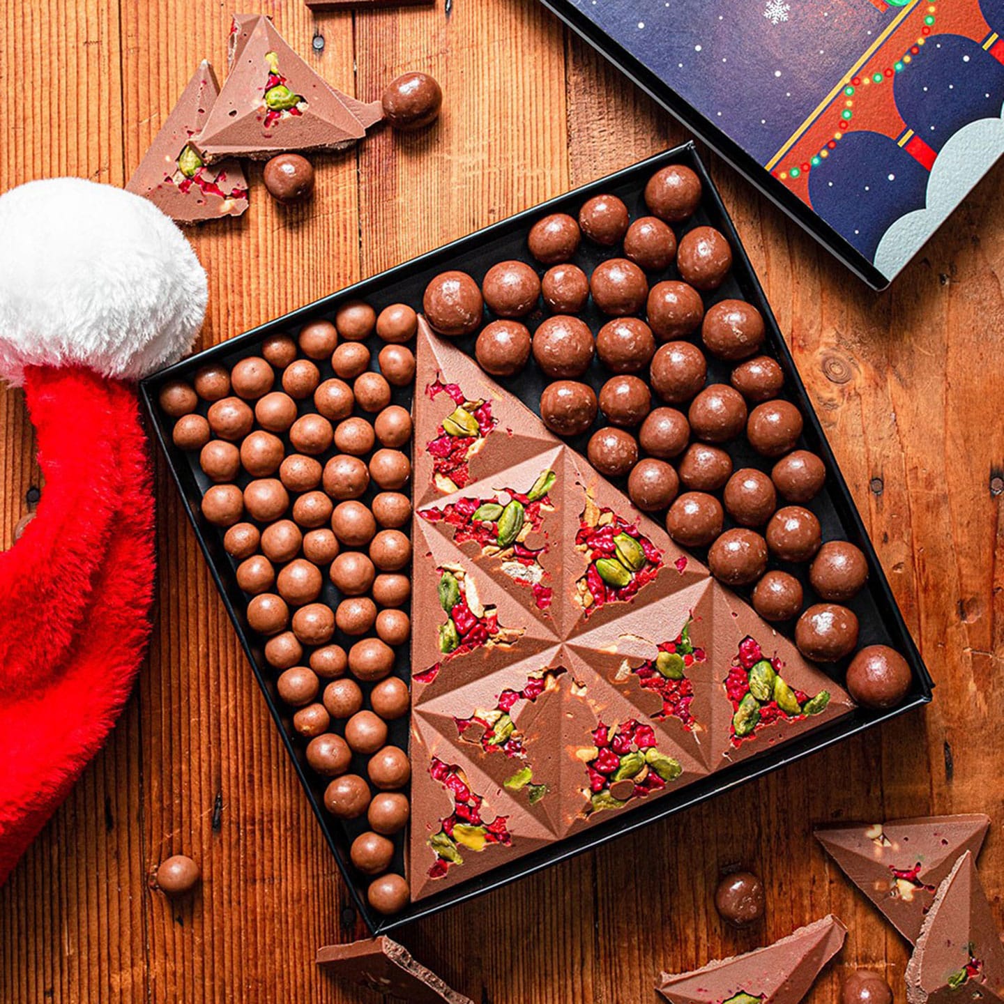 Edwart • Sapin Chocolat Lait et Gourmandises Noël 220g