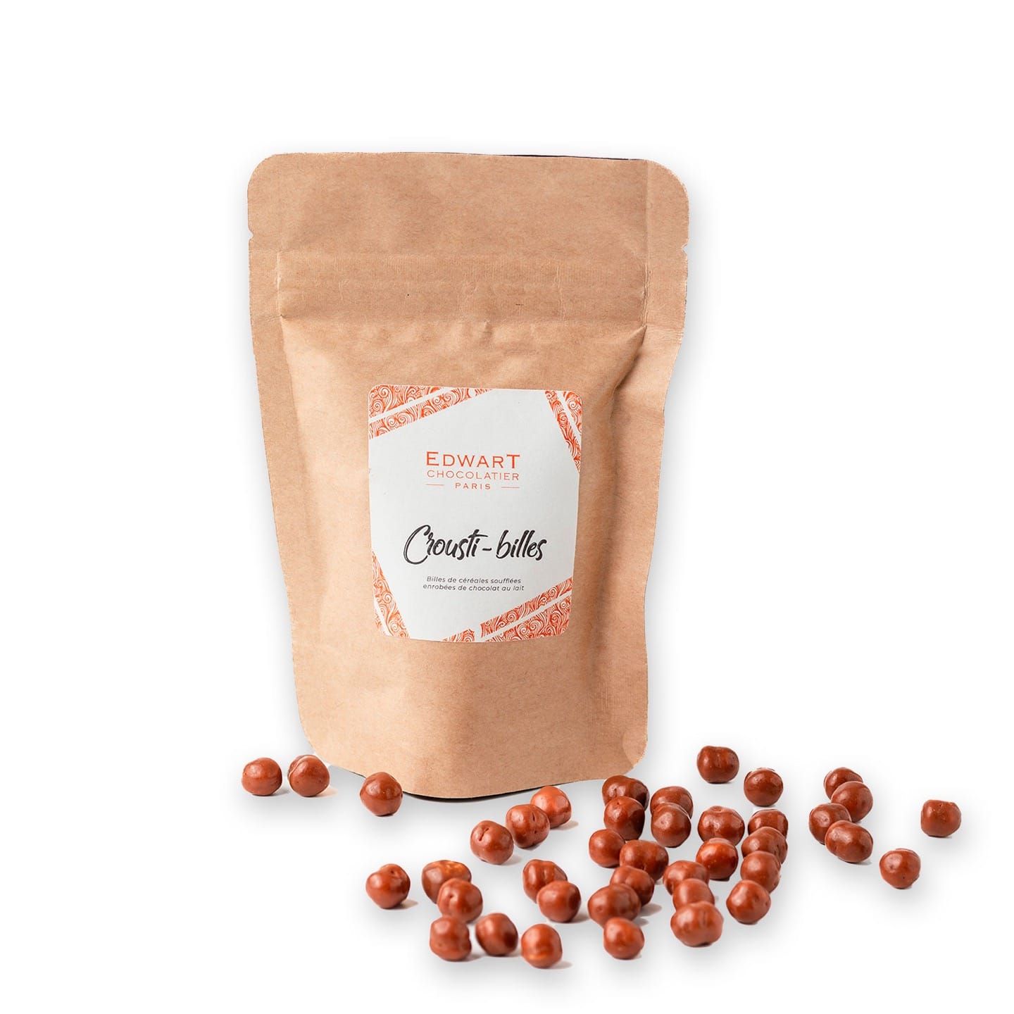 Céréales Soufflées enrobées Chocolat Lait 55g Croustibilles