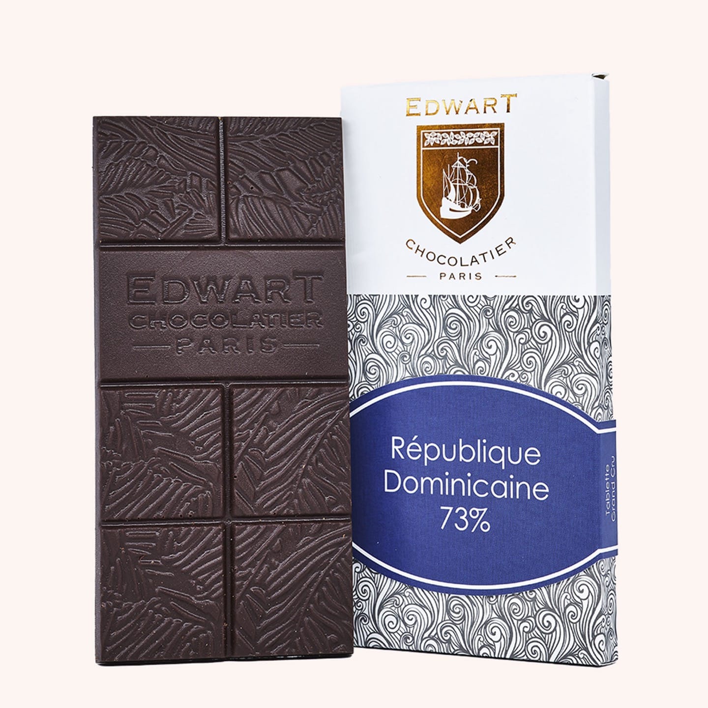 Tablette Chocolat Noir 73% Grand cru origine République Dominicaine 80g