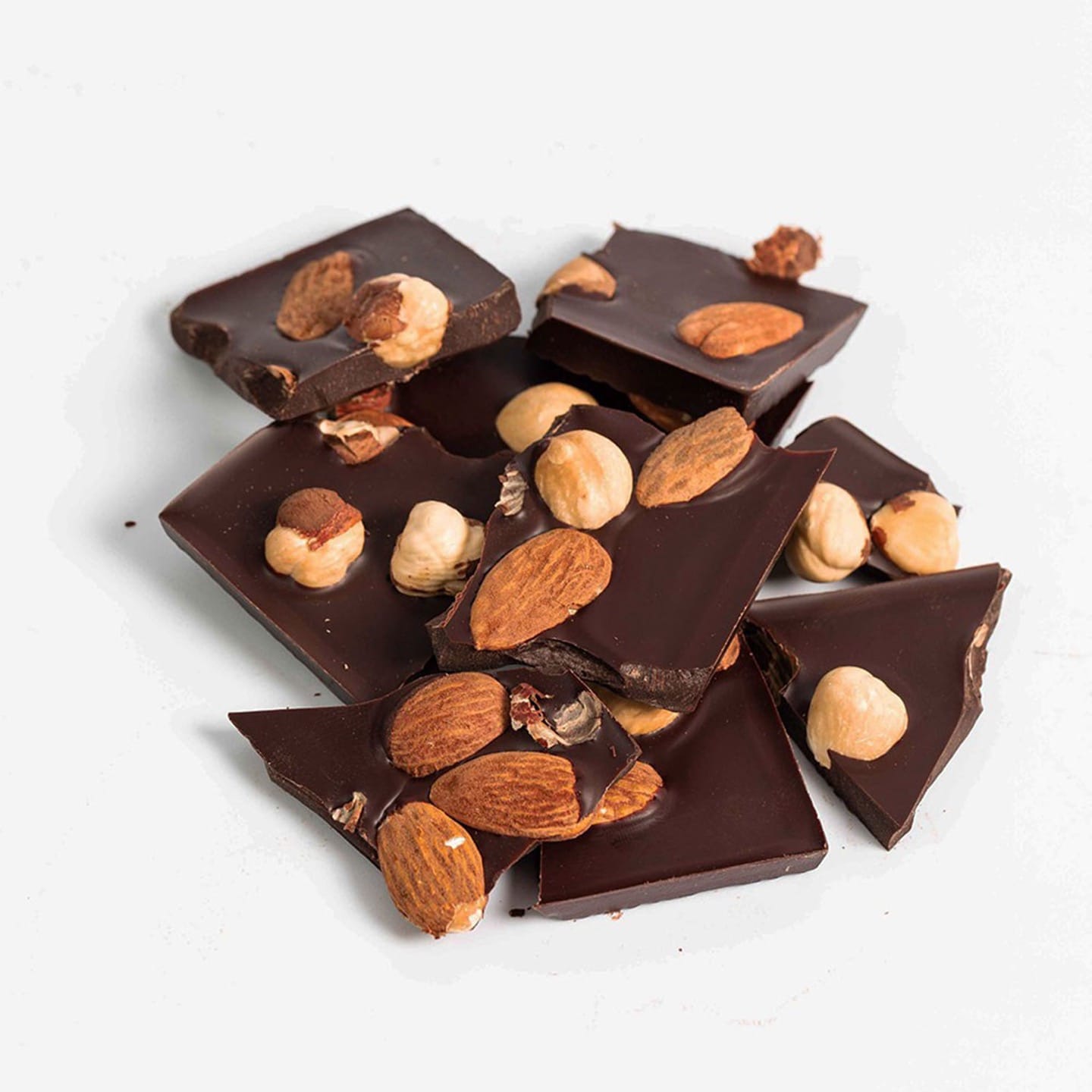 Tablette Chocolat Noir Noisettes Amandes 90g