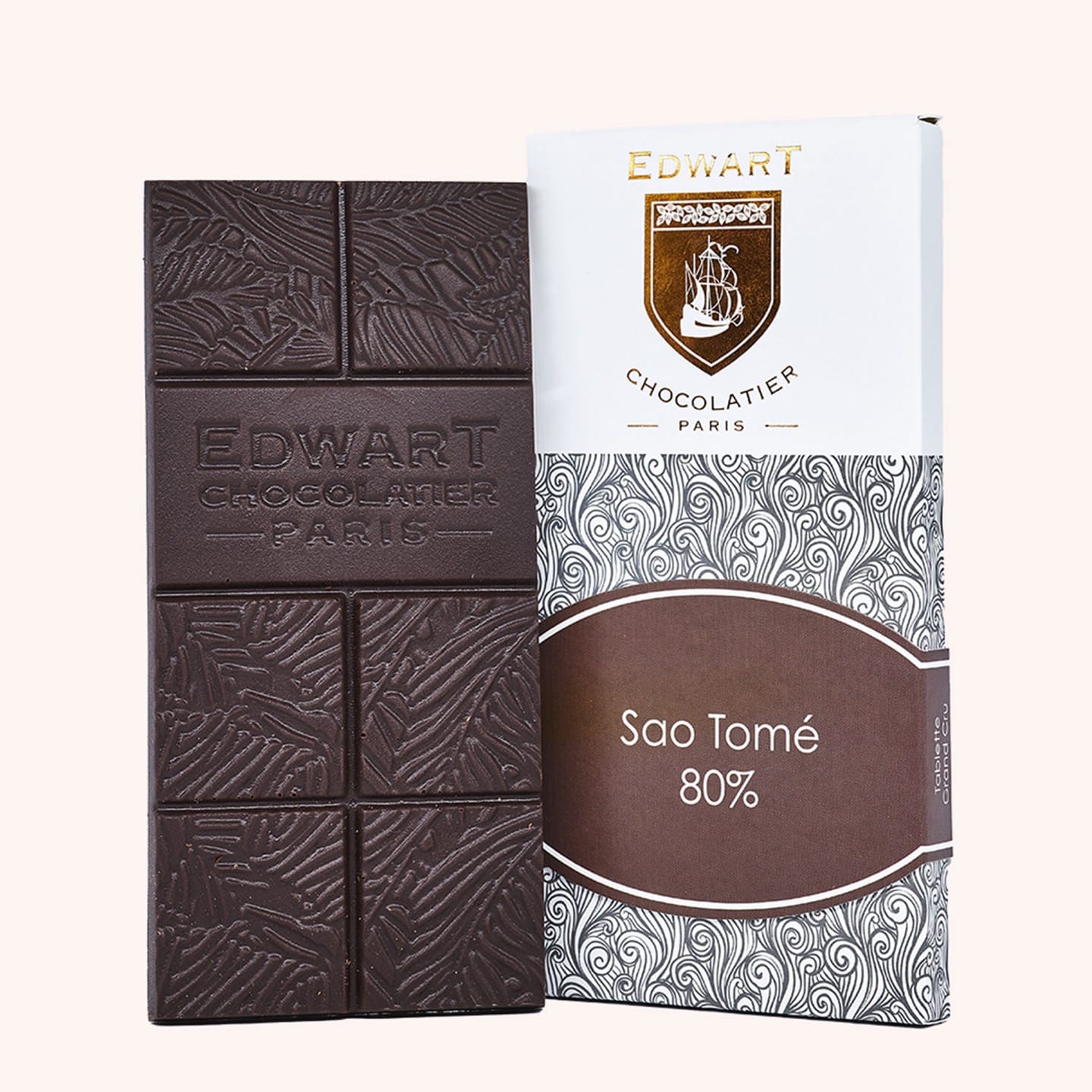 Tablette Chocolat Noir 80% Grand Cru Sao Tomé 80g