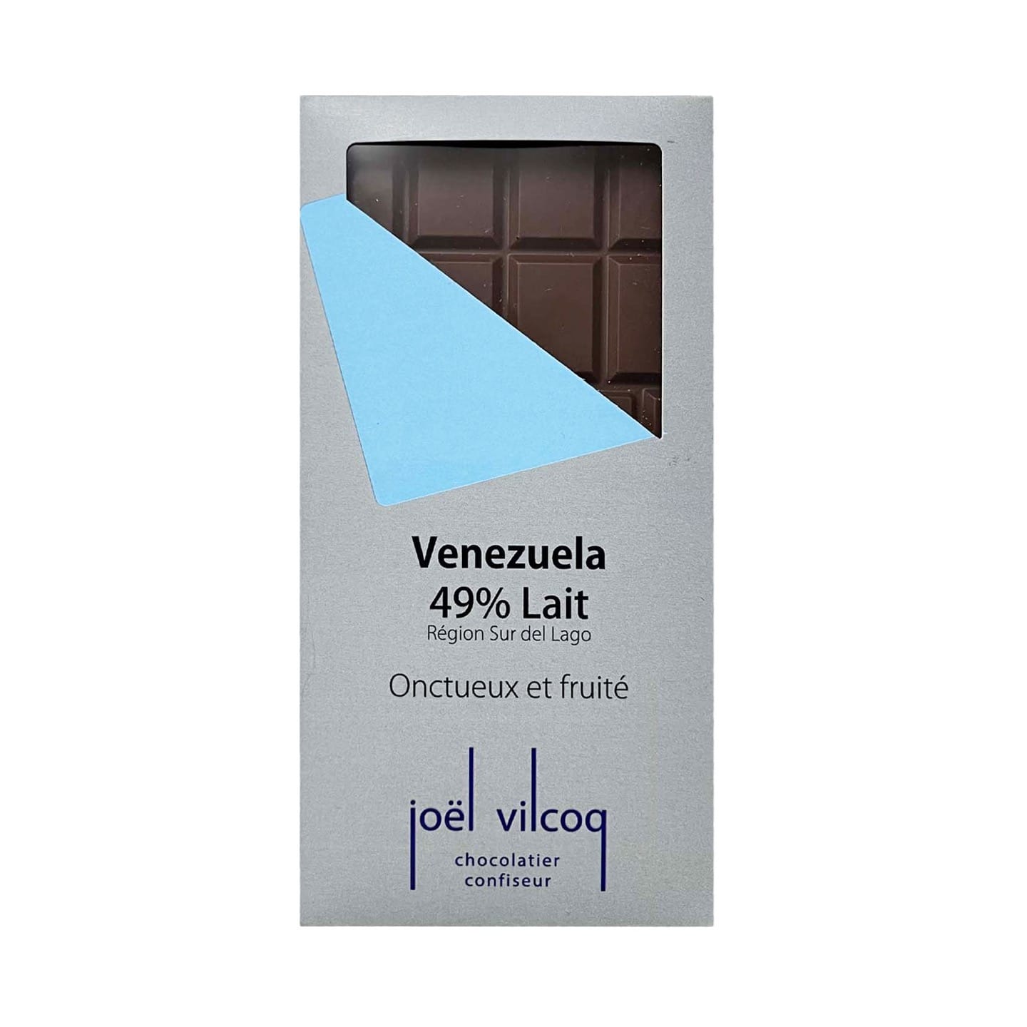 Tablette Chocolat Lait 49% origine Vénézuela 80g