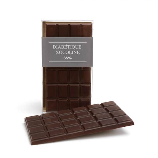 Tablette chocolat noir Maltitol - Pour diabétique - 80g