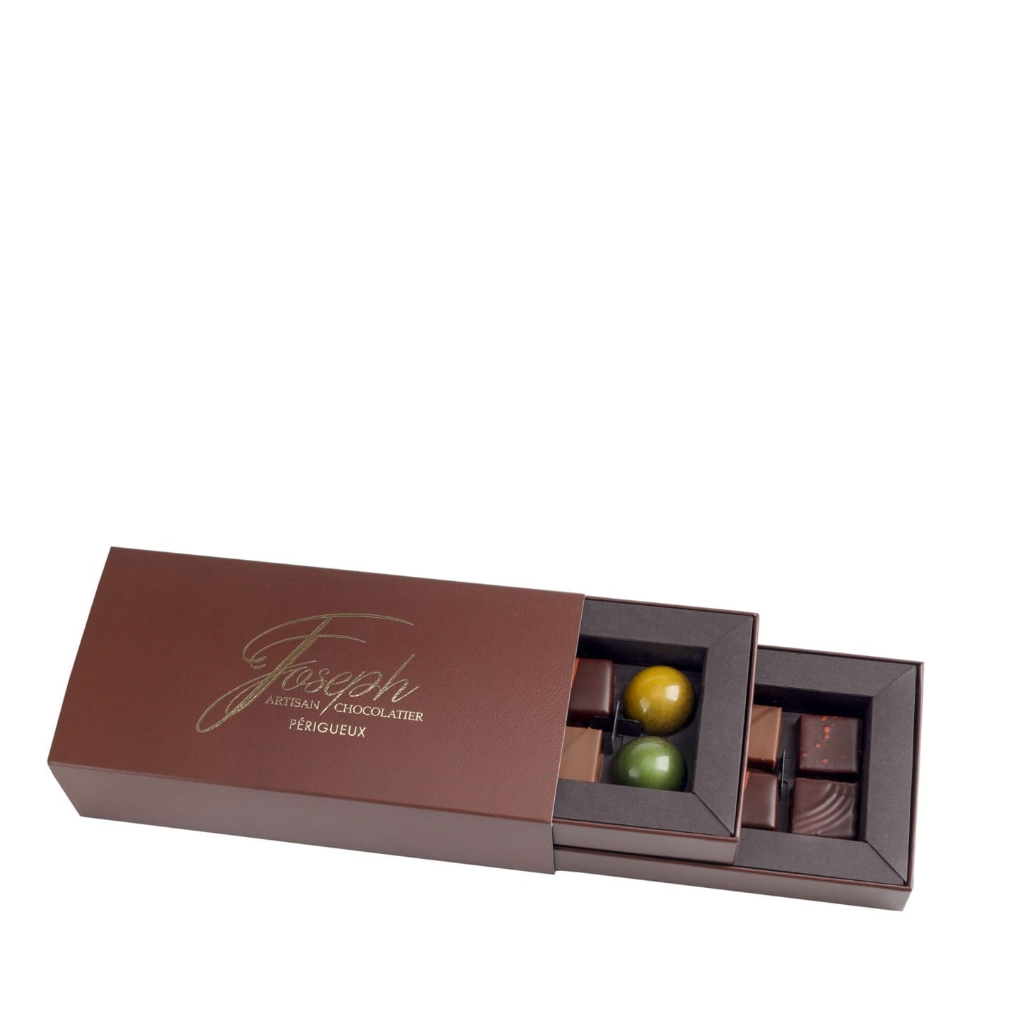 Assortiment Chocolats Noir et Lait 160g - 20 pièces