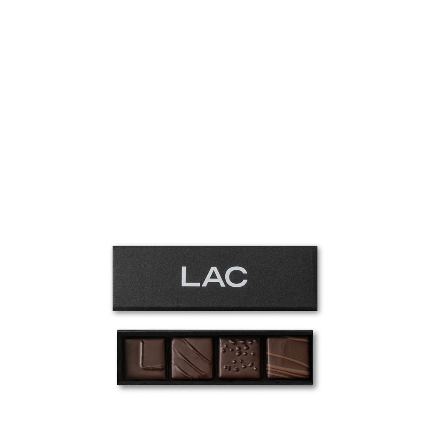 Assortiment Chocolats Ganaches Noir et Lait 21g - 4 pièces