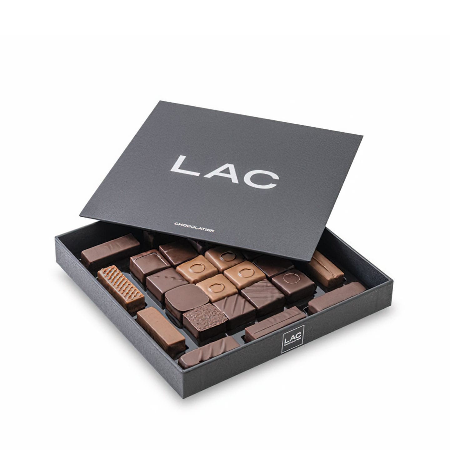 Assortiment Chocolats Noir et Lait 185g - 26 pièces