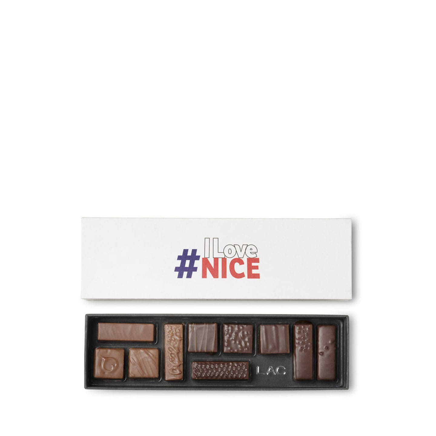 Assortiment Chocolats Noir et Lait 60g - 10 pièces