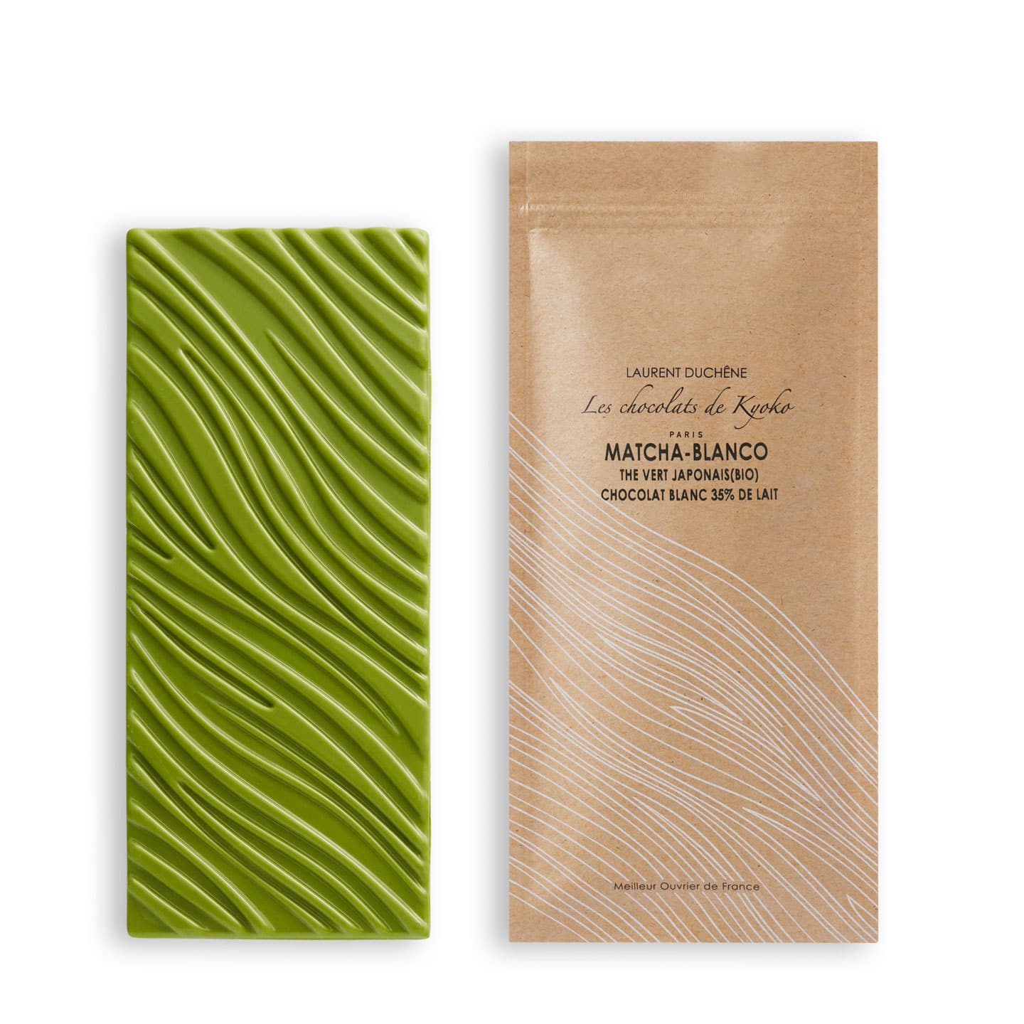 Tablette Chocolat Blanc Matcha 80g