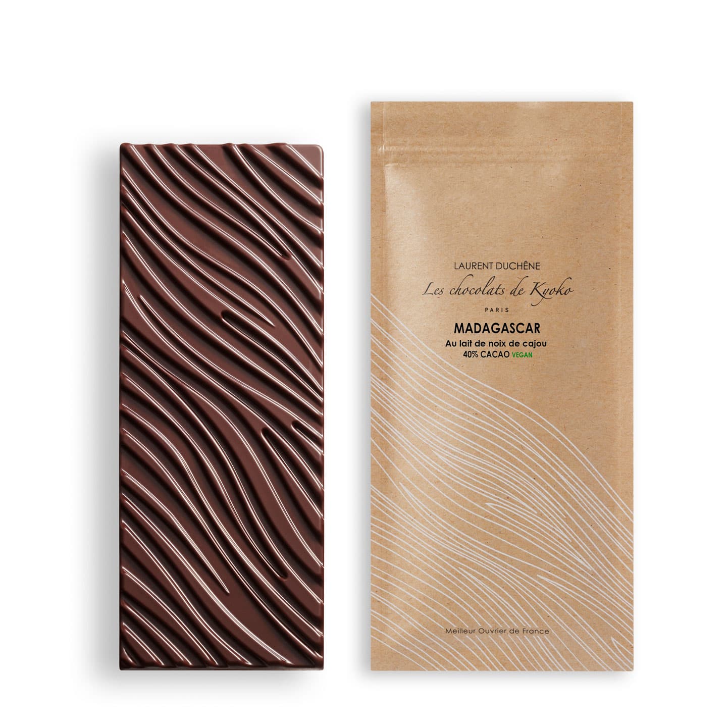 Tablette Chocolat Lait 40% Madagascar 80g