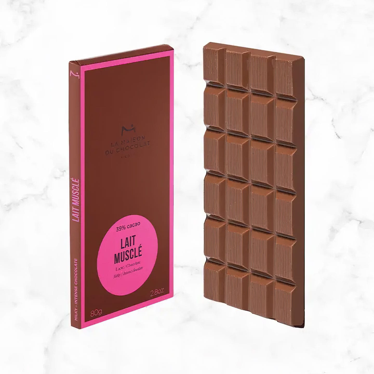 Tablette Chocolat Lait 39% 75g Lait Musclé