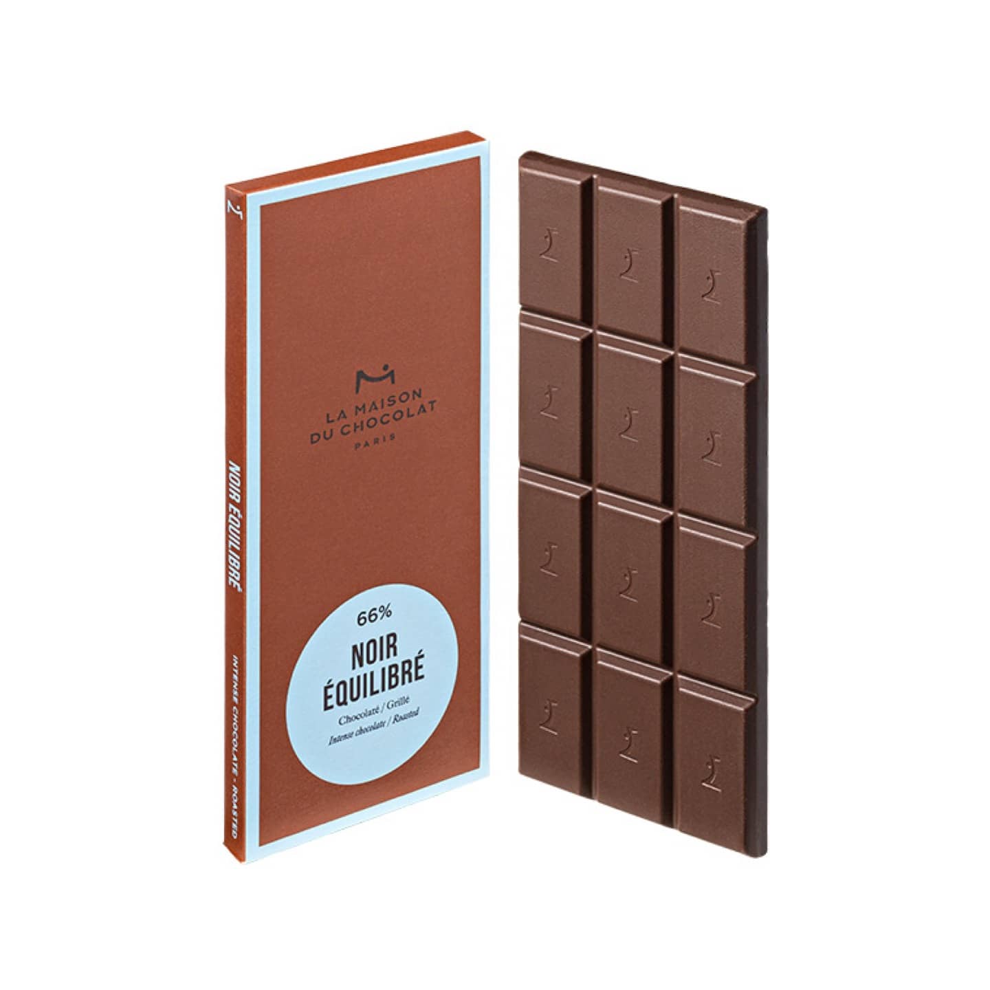 La Maison du Chocolat • Tablette Chocolat Noir 66% 75g Noir Equilibré