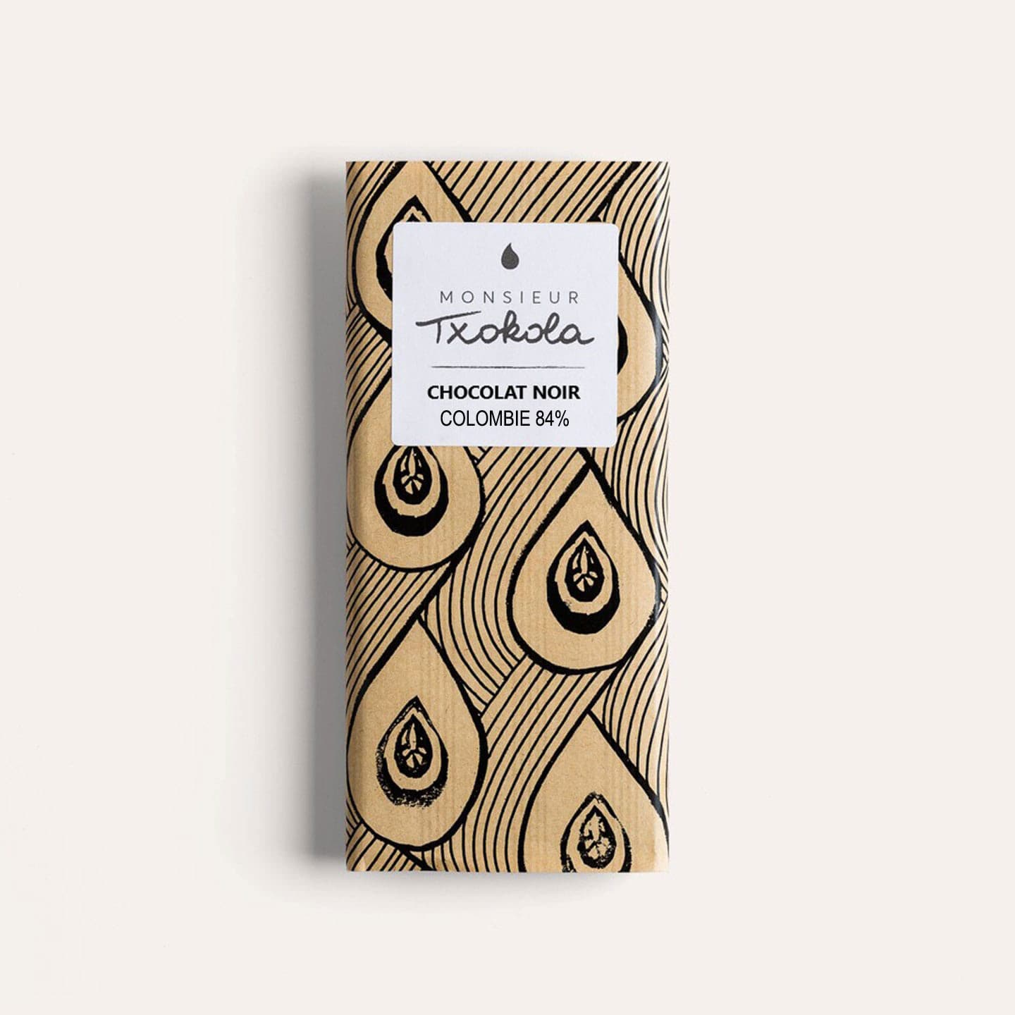 Tablette Chocolat Noir 84% origine Colombie 95g Bean to Bar